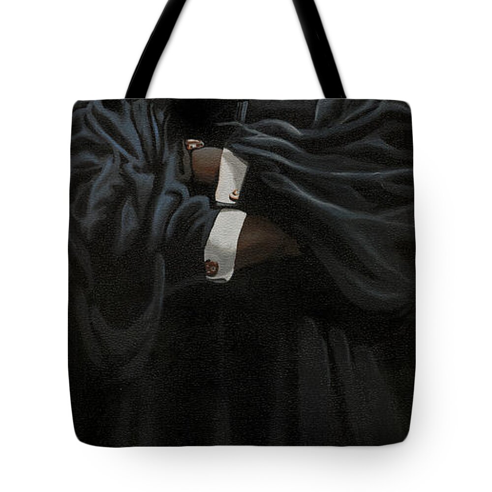 Dr. Martin Luther King Jr. Tote Bag featuring the painting The Peace Keeper by Jerome White