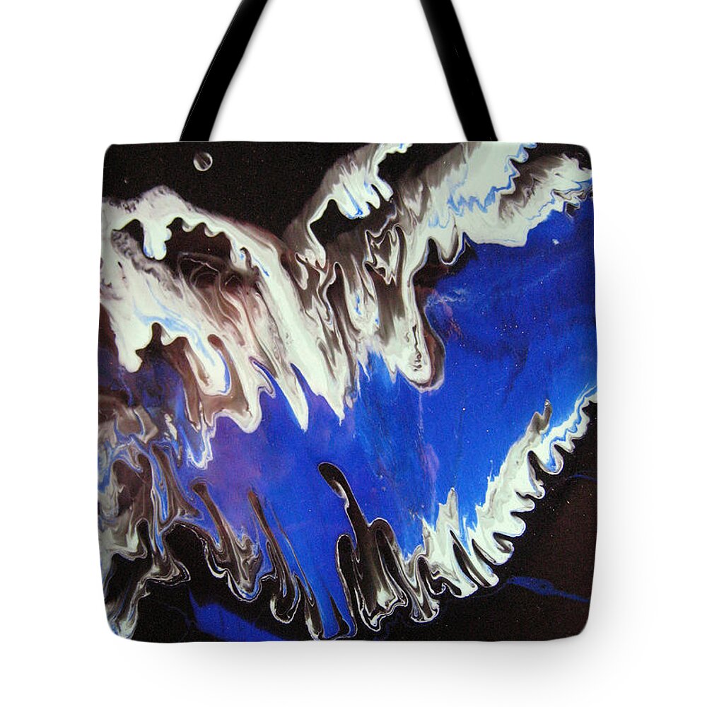Resin Art Tote Bag featuring the painting The Perfect Drug II by Jane Biven
