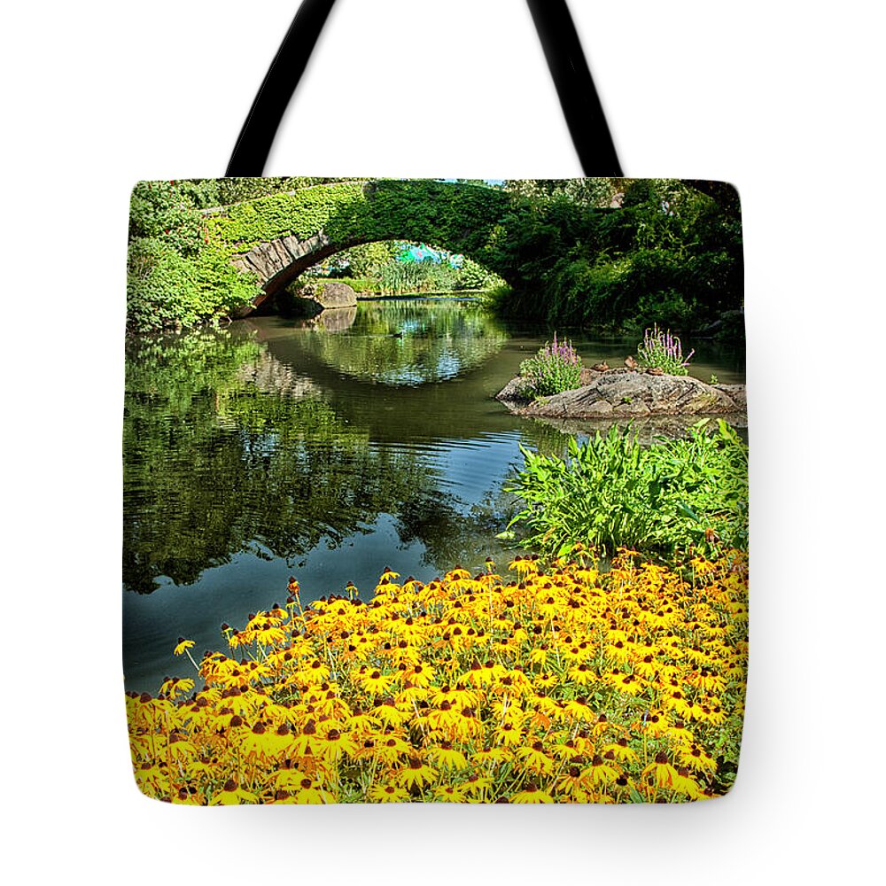 Pond Tote Bag featuring the photograph The Pond by Karol Livote