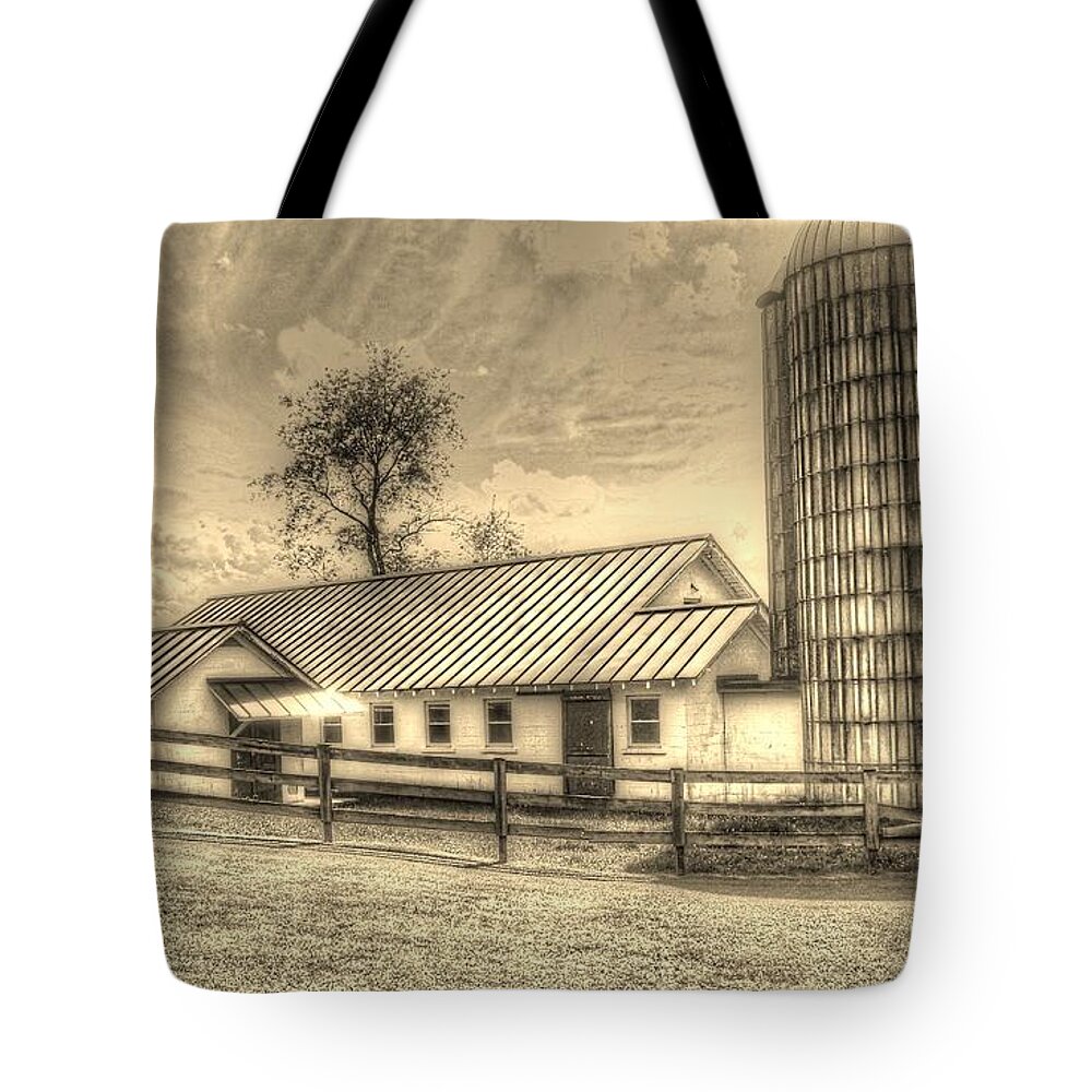 Mood Tote Bag featuring the photograph The Prep House by Dan Stone