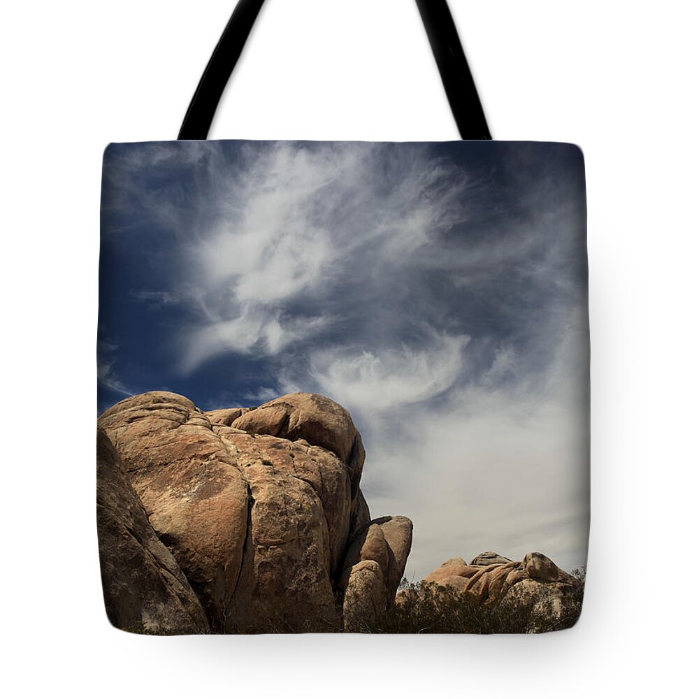 Joshua Tree National Park Tote Bag featuring the photograph The Reclining Woman by Laurie Search