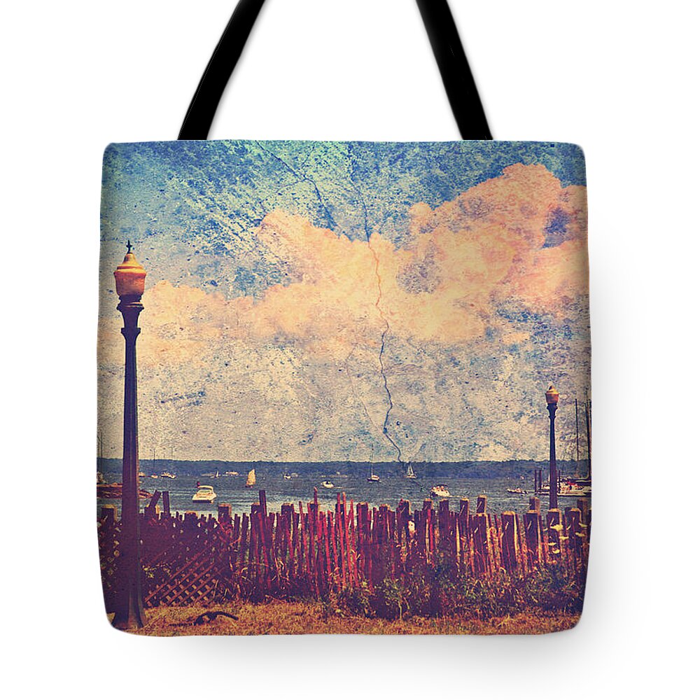 Mamaroneck Tote Bag featuring the photograph The Salty Air Sea Breeze In Her Hair IV by Aurelio Zucco