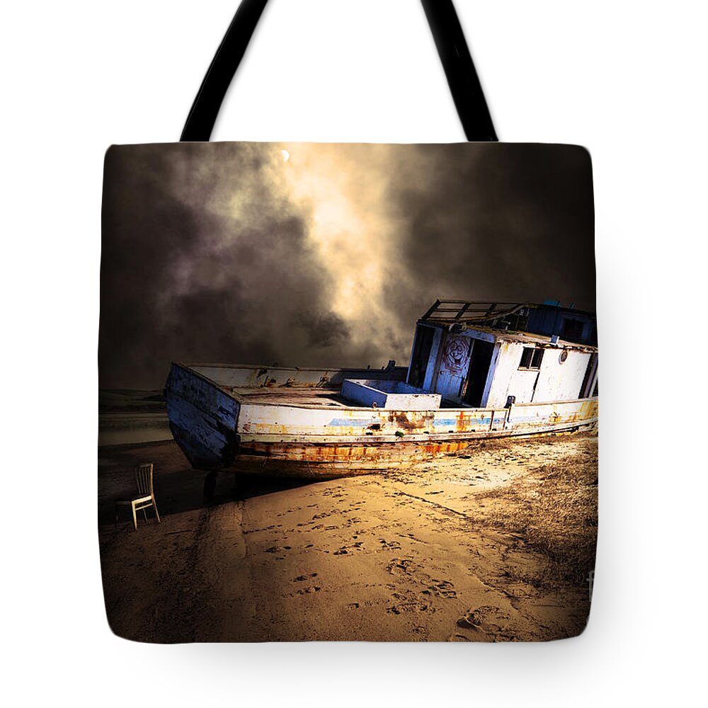 Pt Reyes Tote Bag featuring the photograph The Sea Never Gives Up Her Dead DSC2099 Partial Sepia by Wingsdomain Art and Photography