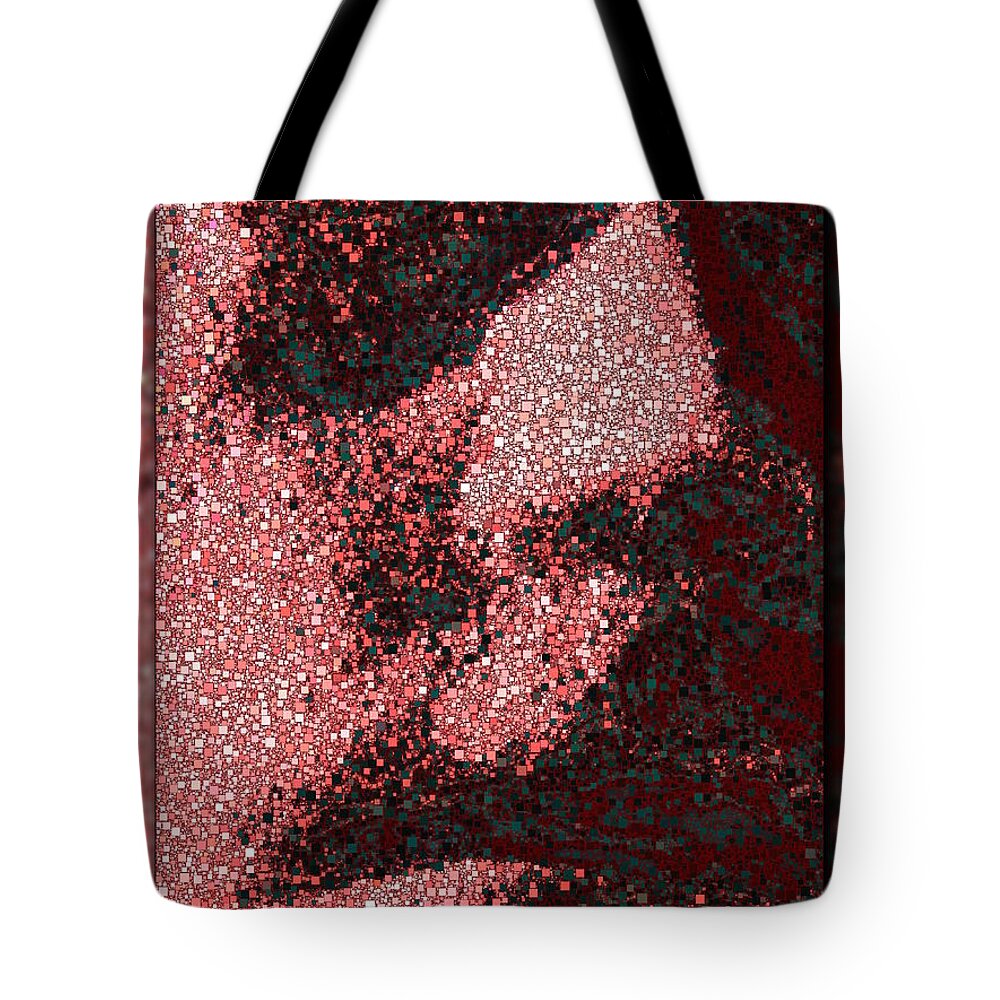 Abstract Tote Bag featuring the digital art The Sentinel 3 by Tim Allen
