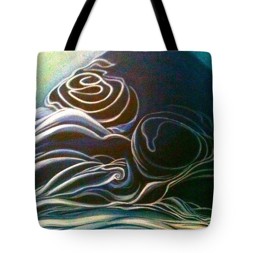 Slumber Tote Bag featuring the painting The Slumber-Detailed by Juliann Sweet