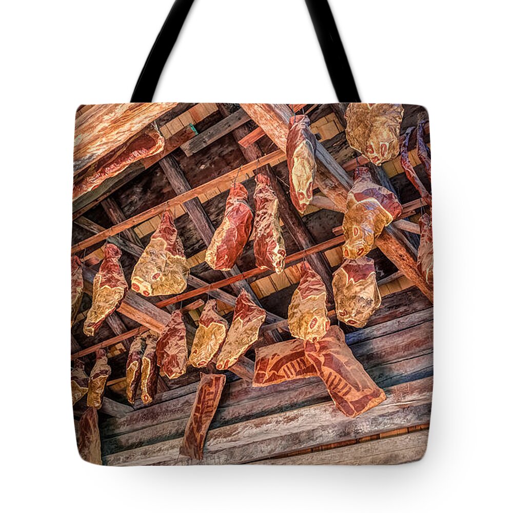 Alternatively Tote Bag featuring the photograph The Smokehouse by Rob Sellers