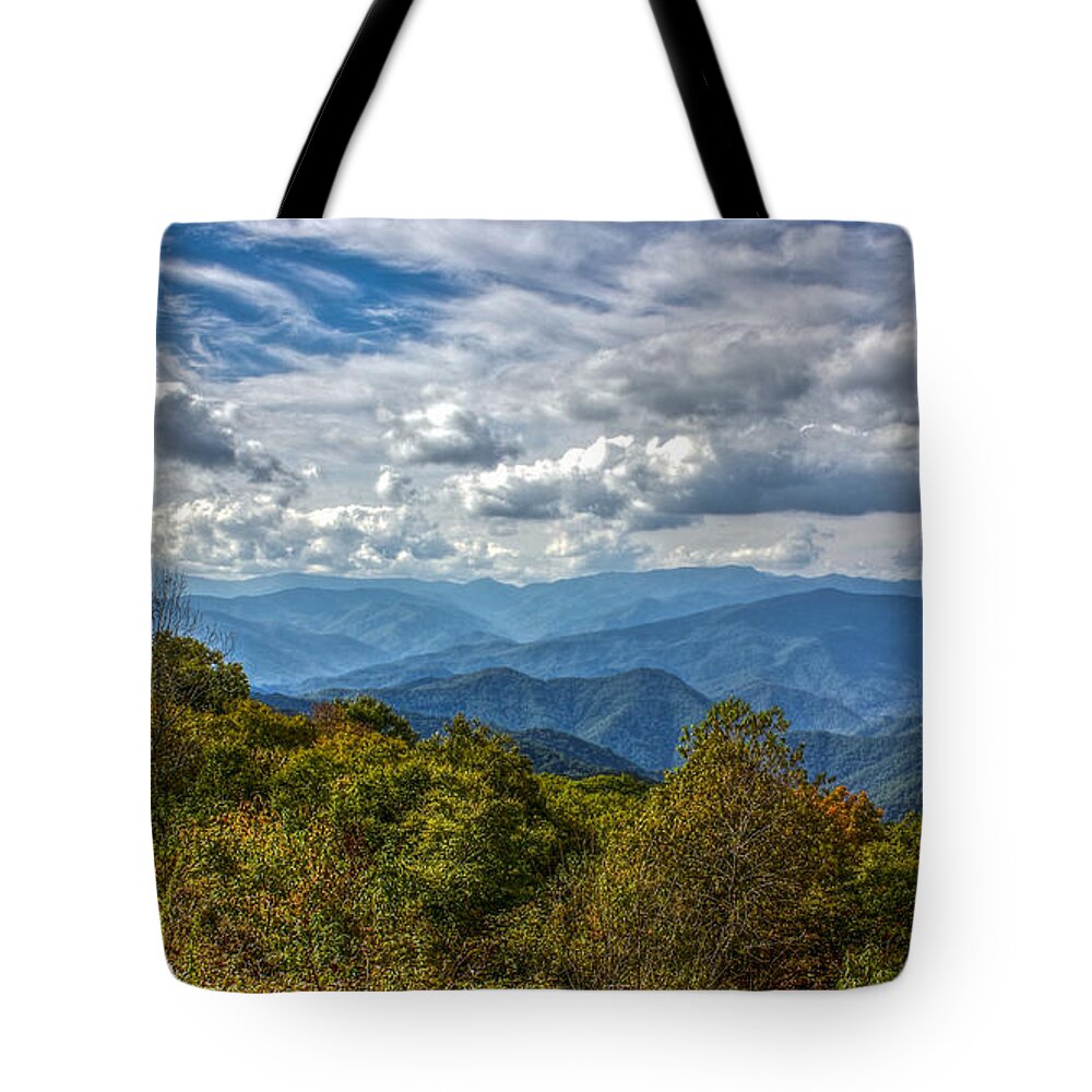 America Tote Bag featuring the photograph The Smokys by Traveler's Pics