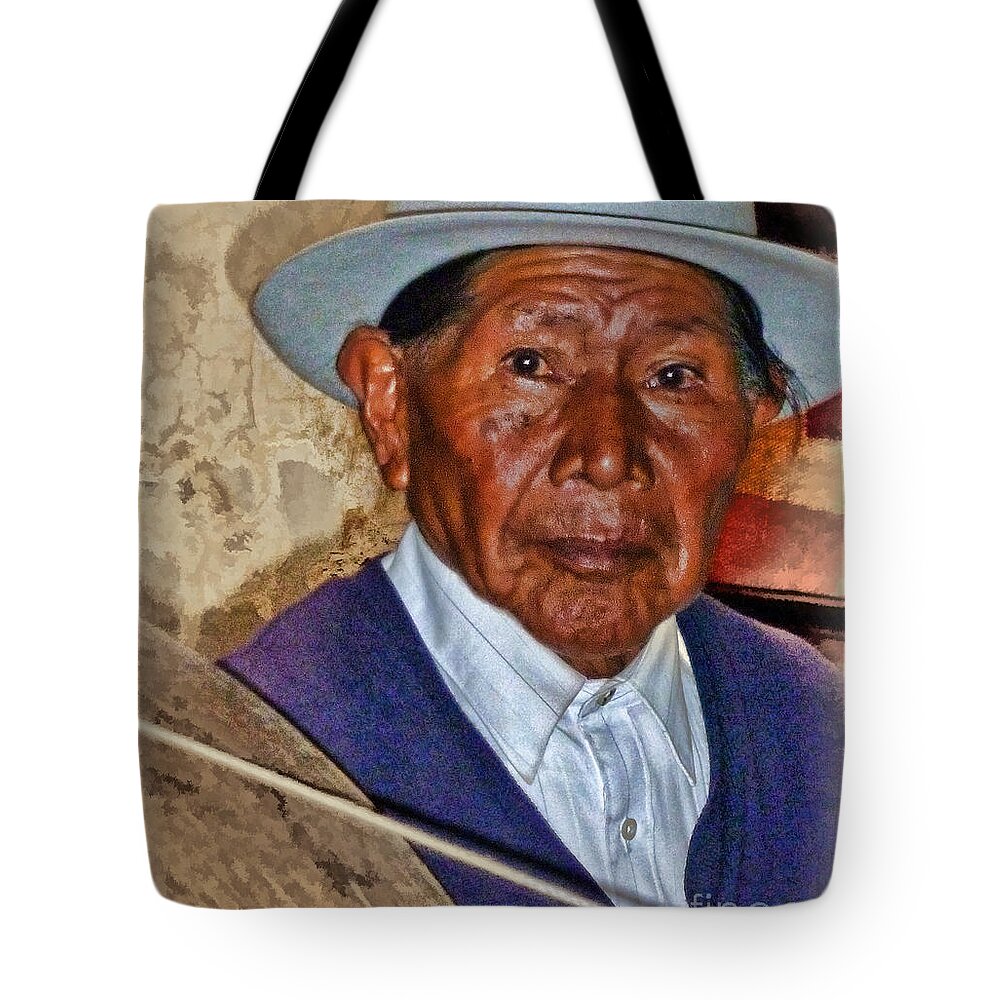 Julia Springer Tote Bag featuring the photograph The Spinning Maestro by Julia Springer