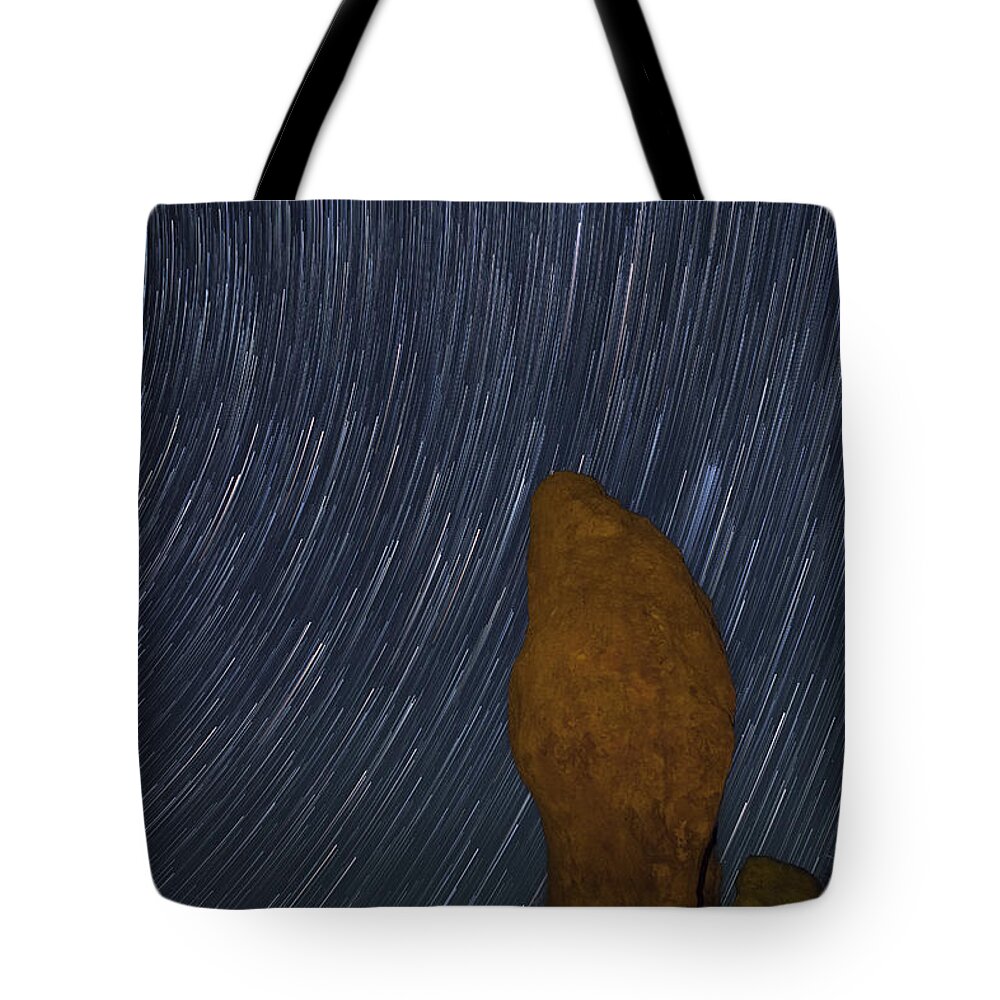 Night Time Photography Tote Bag featuring the photograph The Stand by Keith Kapple