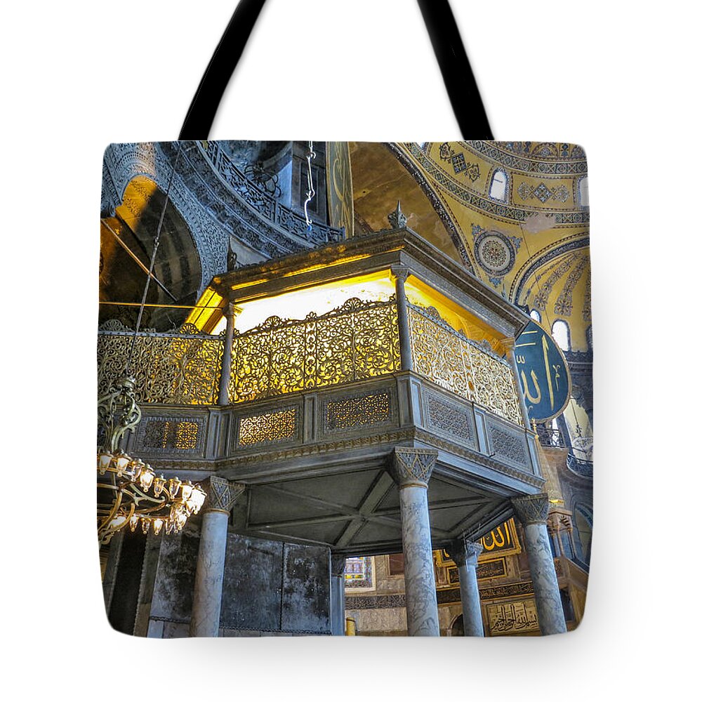 Istanbul Tote Bag featuring the photograph The Sultan's Lodge by Ross Henton