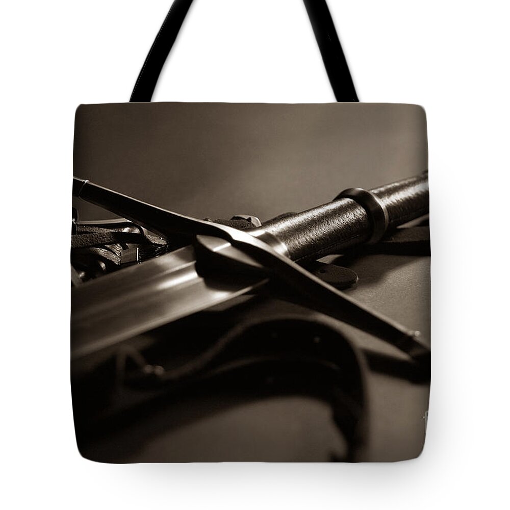 Sword Tote Bag featuring the photograph The Sword of Aragorn 2 by Micah May