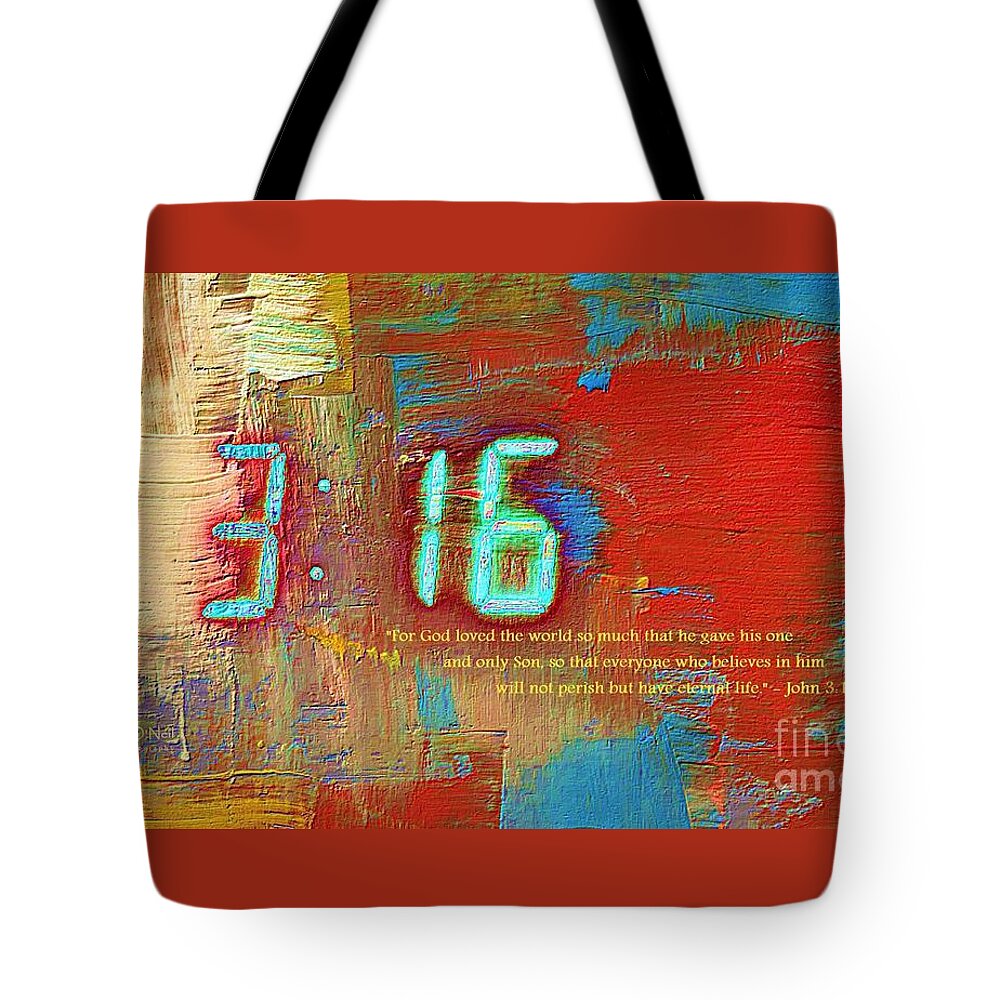 John 3:16 Tote Bag featuring the photograph The Ultimate Sacrifice by Robert ONeil