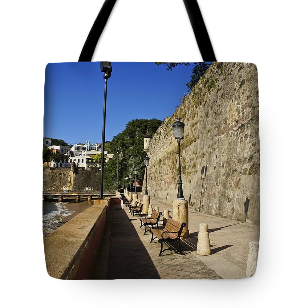 Castle Tote Bag featuring the photograph The Wall by Brian Kamprath
