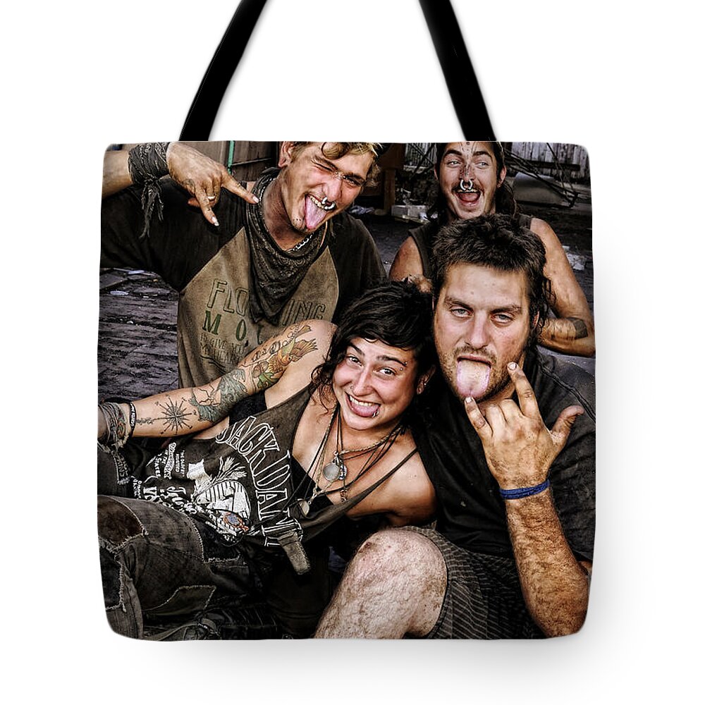 New Orleans Tote Bag featuring the photograph The Wanderers in New Orleans by Kathleen K Parker