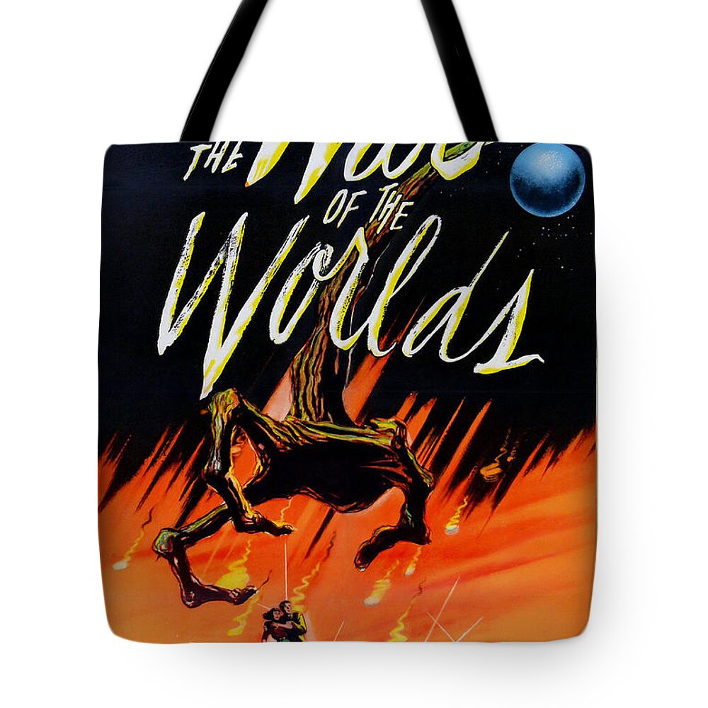 The War Of The Worlds Tote Bag featuring the digital art The War of the Worlds by Georgia Clare