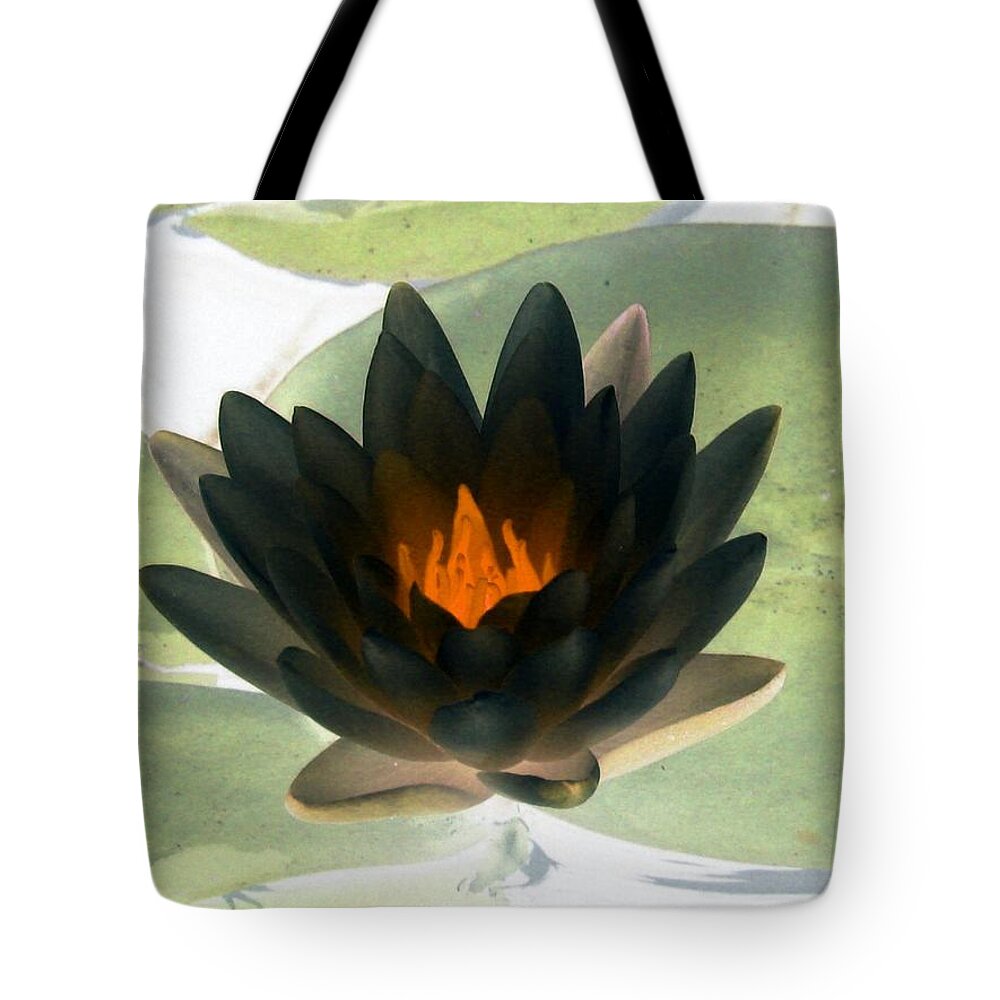 Water Lilies Tote Bag featuring the photograph The Water Lilies Collection - PhotoPower 1037 by Pamela Critchlow