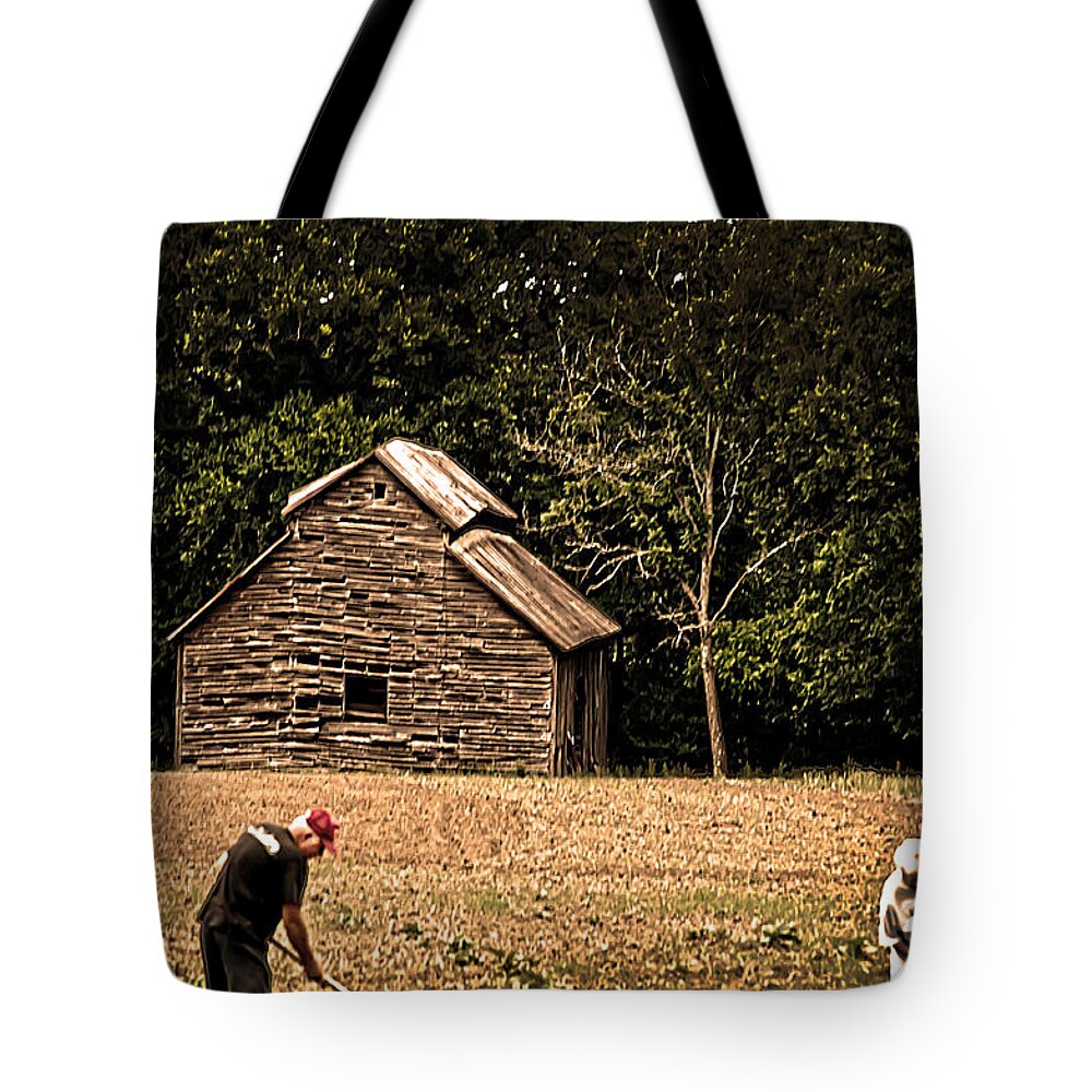 Old Heritage Tote Bag featuring the photograph The Way It Used To Be by Randall Branham