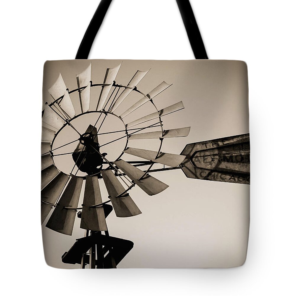 Windmills Tote Bag featuring the photograph The Windmill by Amber Kresge
