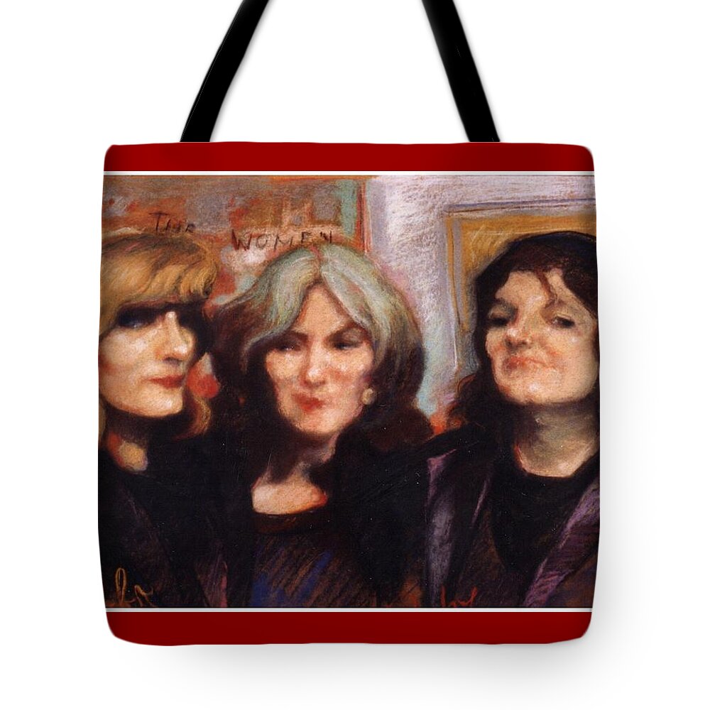 Women Tote Bag featuring the painting The Women by Walter Casaravilla