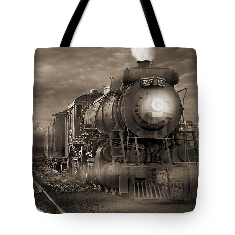Transportation Tote Bag featuring the photograph The Yard 2 by Mike McGlothlen