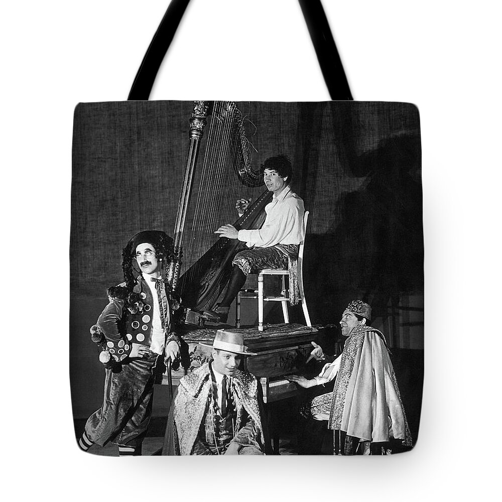 1925 Tote Bag featuring the photograph Theater Marx Brothers by Granger