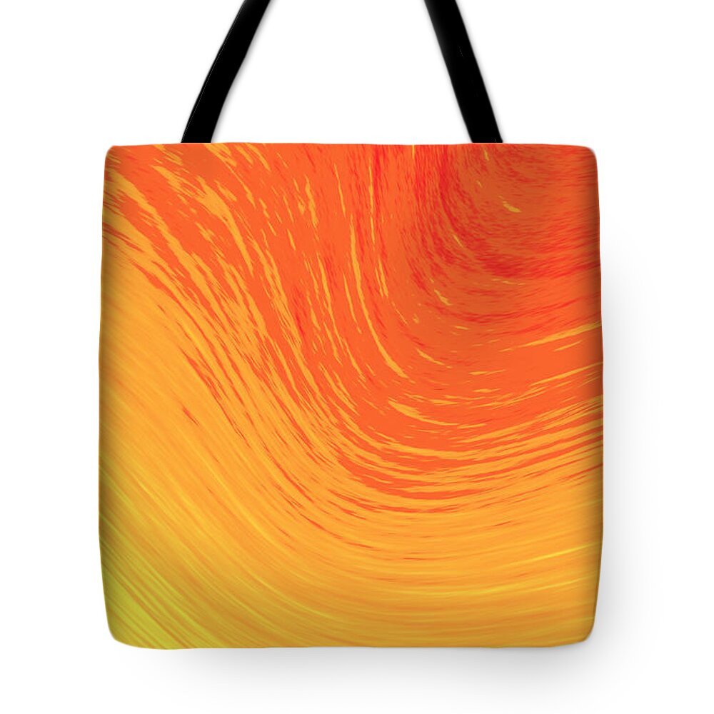 Heat Wave Tote Bag featuring the digital art Heat Wave by Kellice Swaggerty