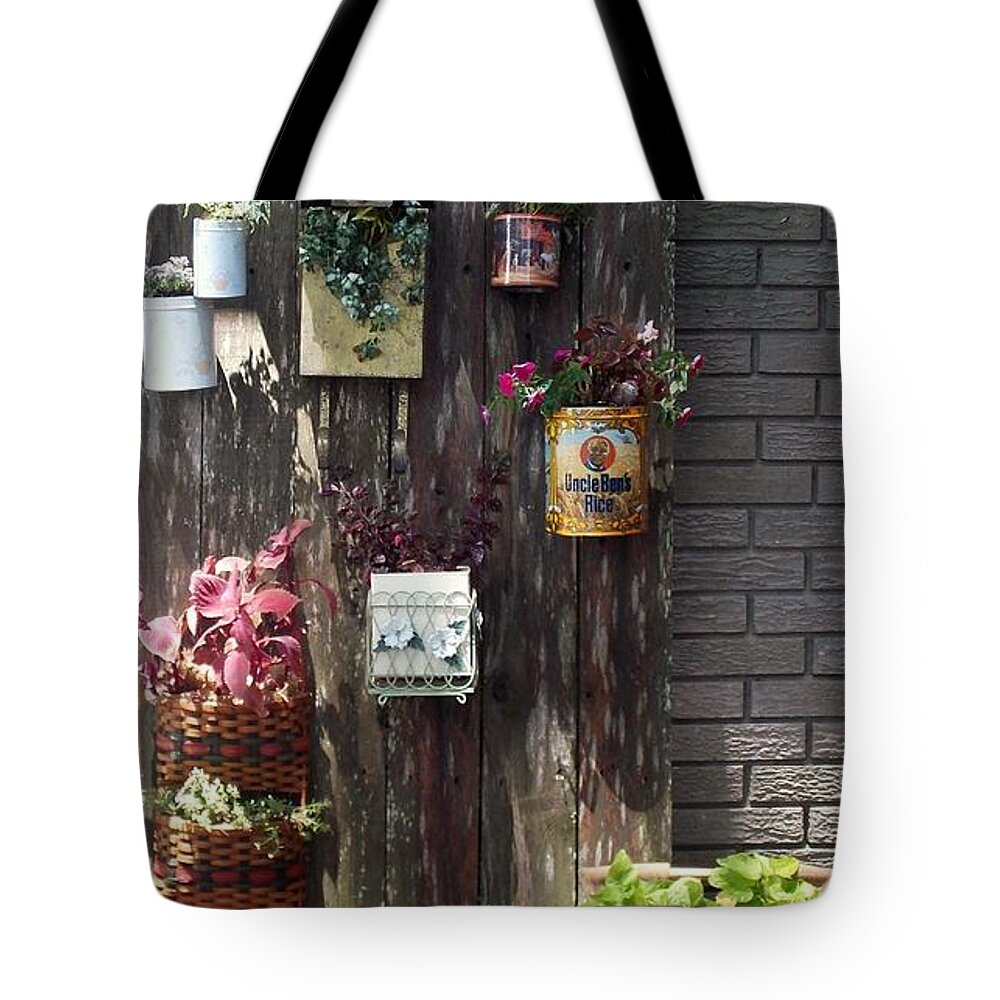 Plant Container Tote Bag featuring the photograph Think Again by John Glass