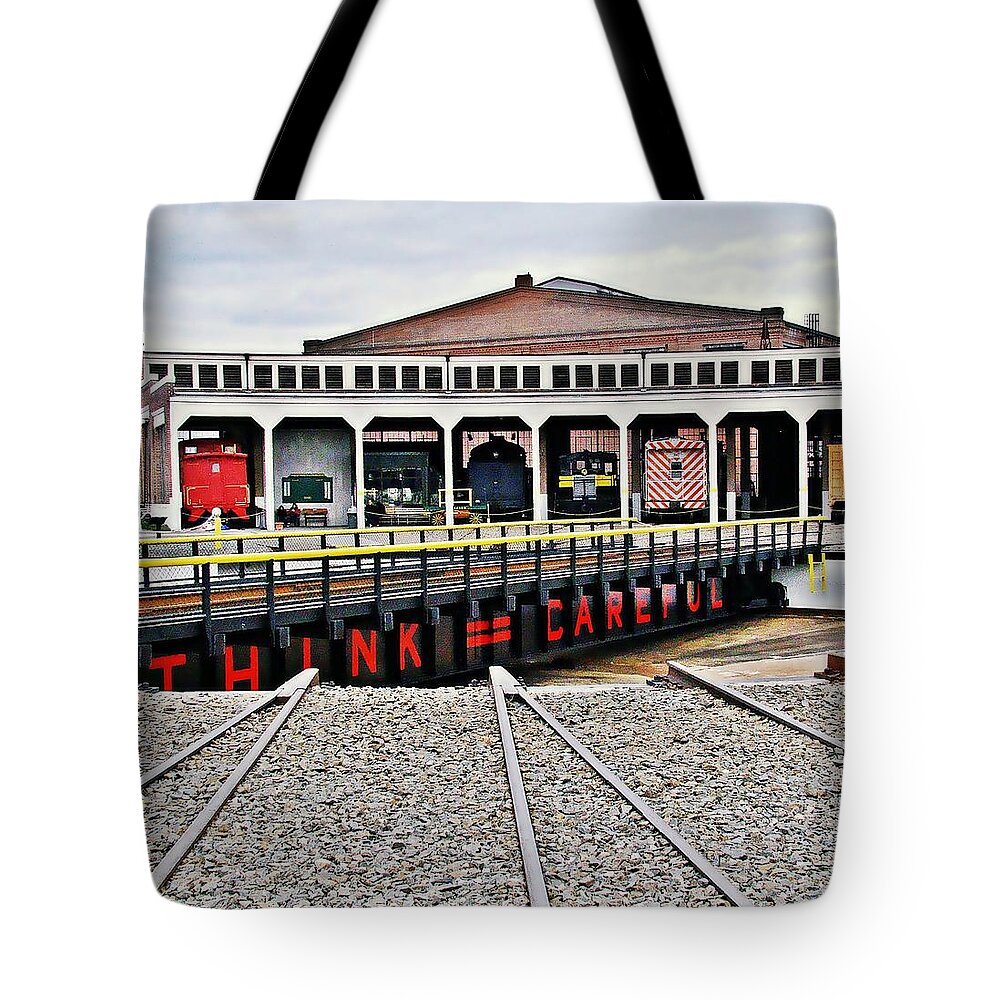 Fine Art Tote Bag featuring the photograph Think Careful by Rodney Lee Williams