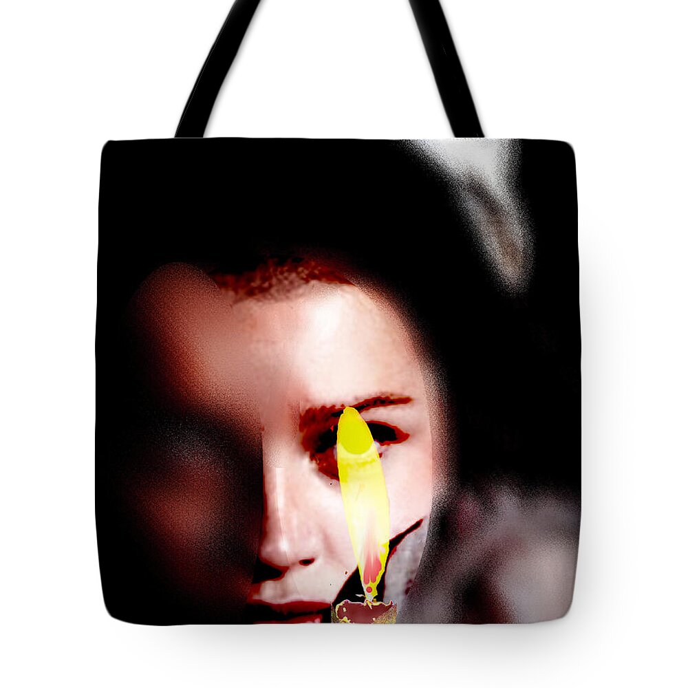 This Little Light Tote Bag featuring the digital art This Little Light by Seth Weaver
