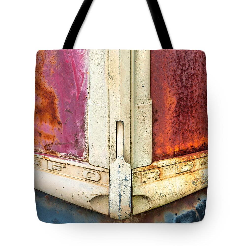 Ford Tote Bag featuring the photograph This old Ford by Bernd Laeschke