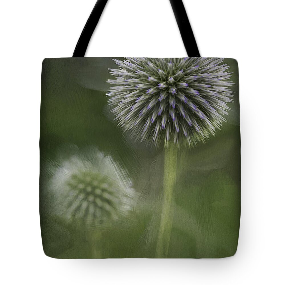 Flower Tote Bag featuring the photograph Thistle by Fran Gallogly