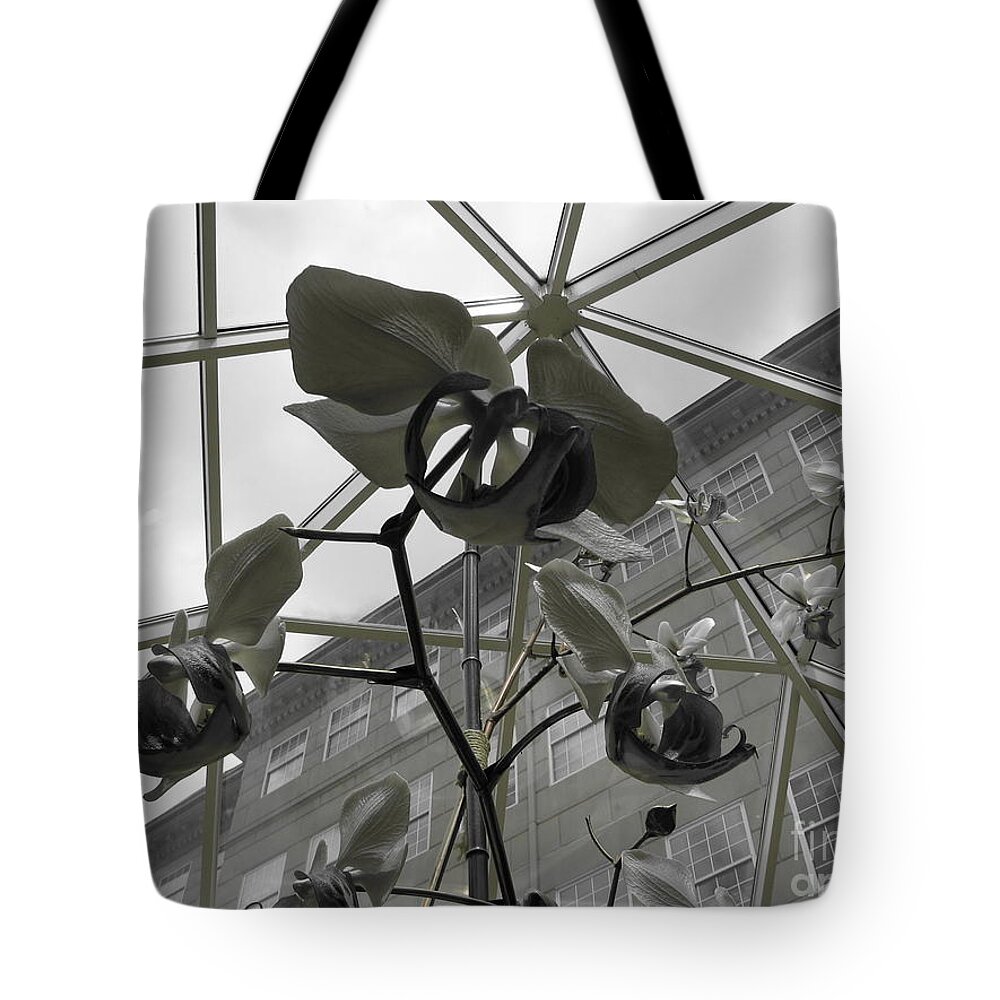 Orchid Tote Bag featuring the photograph Thorns by Michael Krek
