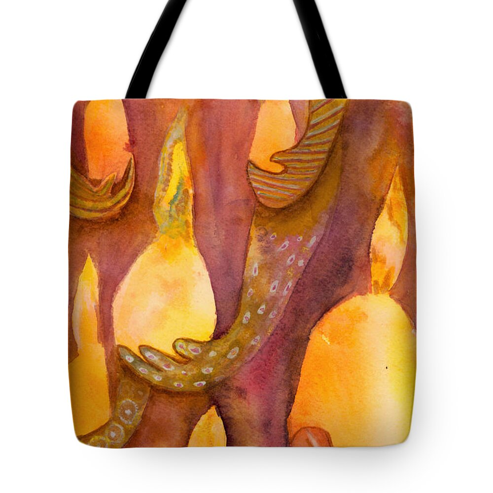 Light Tote Bag featuring the painting Those who light our way by Suzy Norris