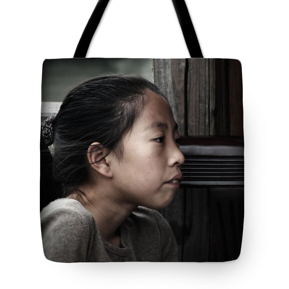 Lucinda Walter Tote Bag featuring the photograph Thoughts by Lucinda Walter