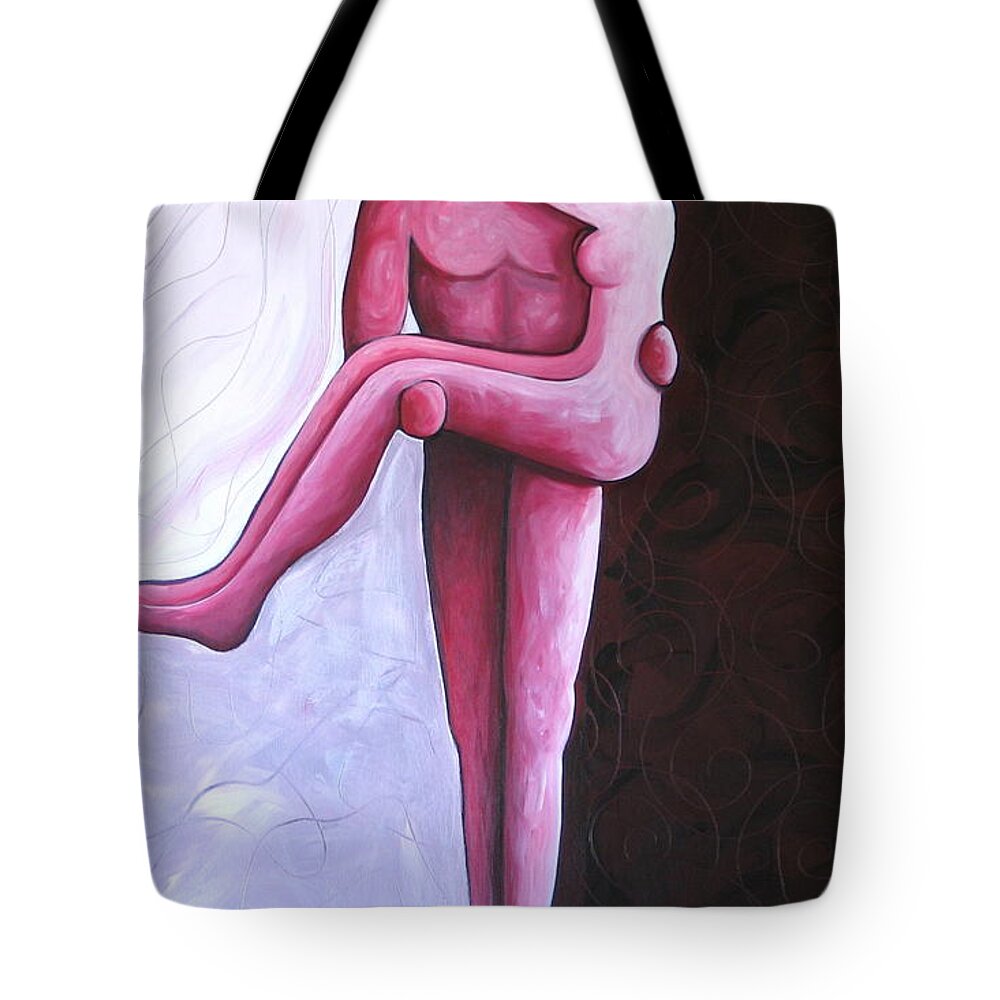Threshold Tote Bag featuring the painting Threshold One by Lance Headlee