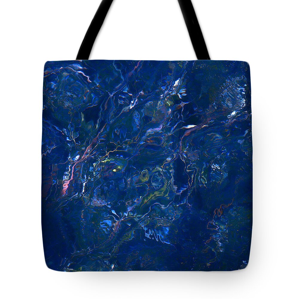 Abstract Tote Bag featuring the photograph Tidal Drift by Jocelyn Kahawai