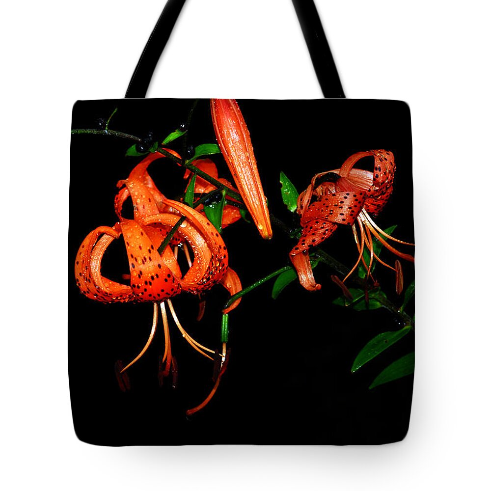 Flowers Tote Bag featuring the photograph Tiger Lily by Crystal Wightman
