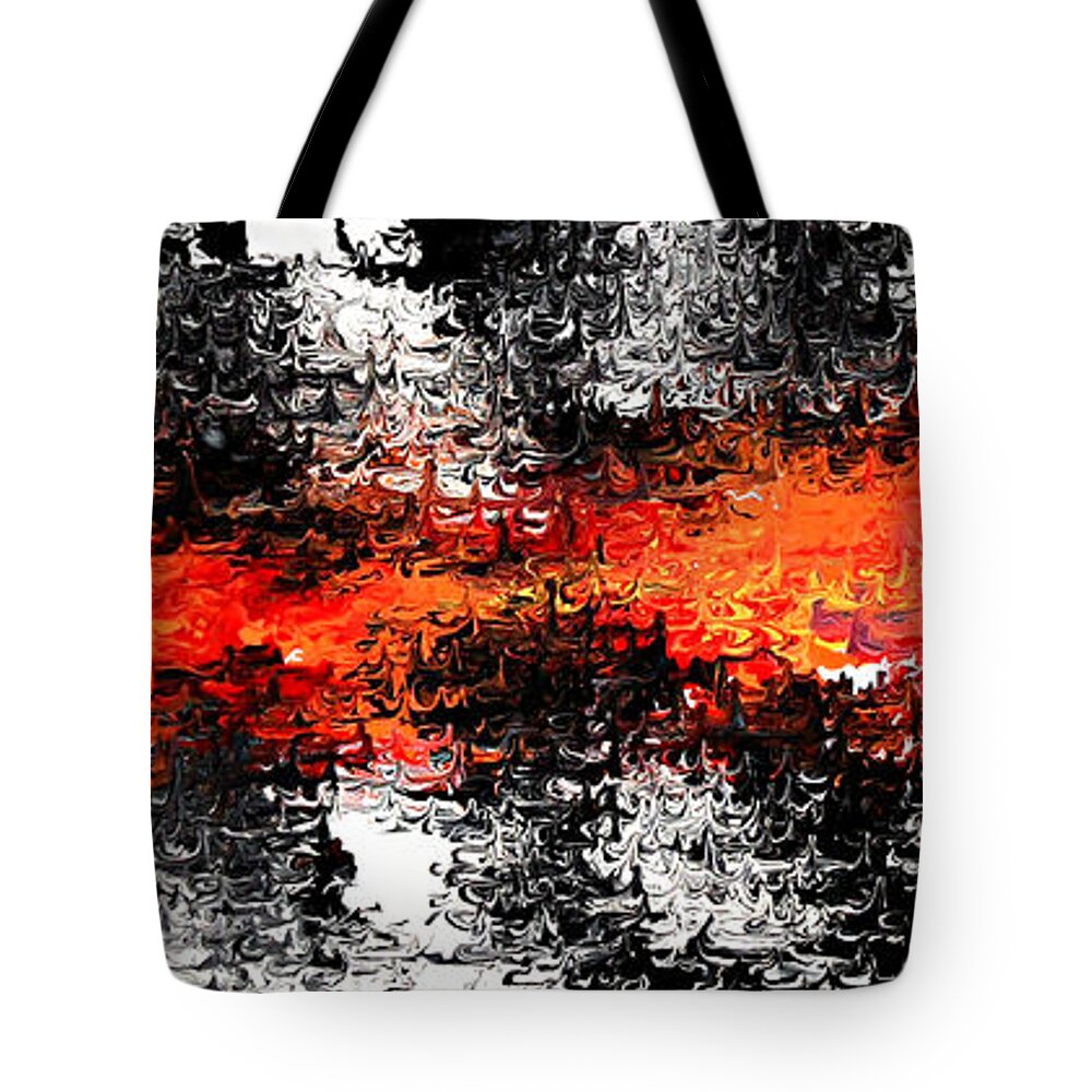 Imagination Tote Bag featuring the painting Timber by Cyryn Fyrcyd