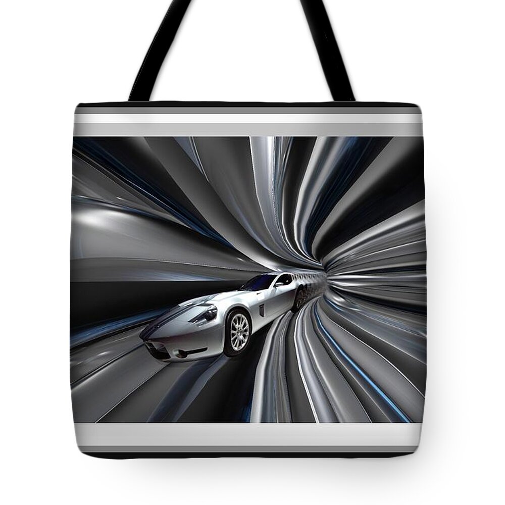 Car Tote Bag featuring the photograph Time Warp by Davandra Cribbie