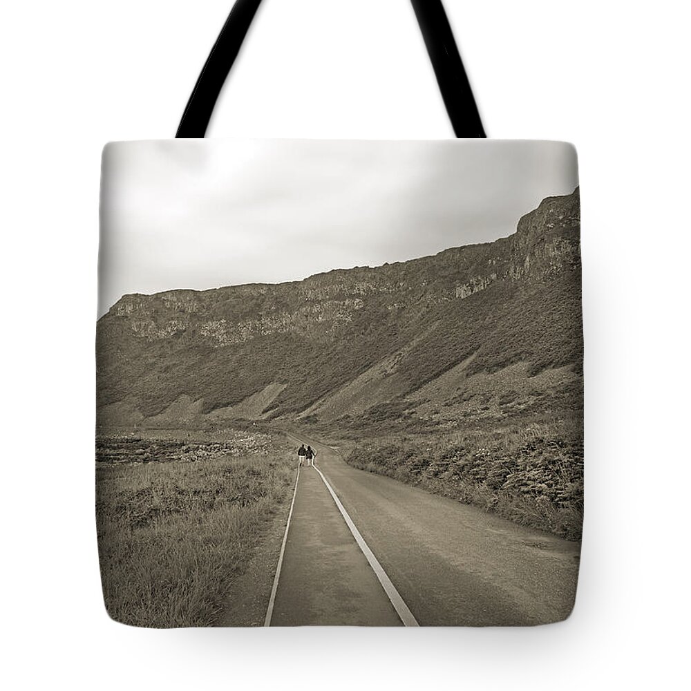 Giant's Tote Bag featuring the photograph Together -- Giant's Causeway by Betsy Knapp