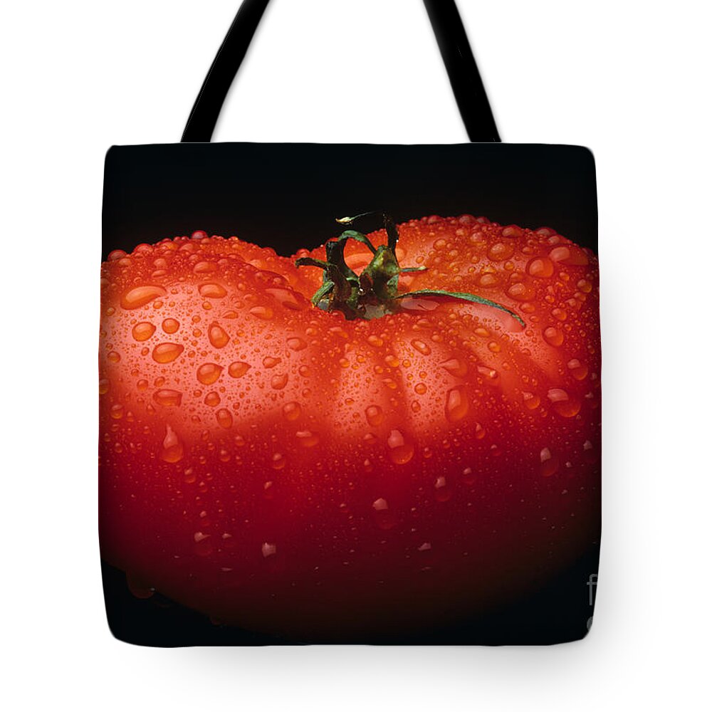 Environmentally-friendly Tote Bag featuring the photograph Tomato by Publiphoto