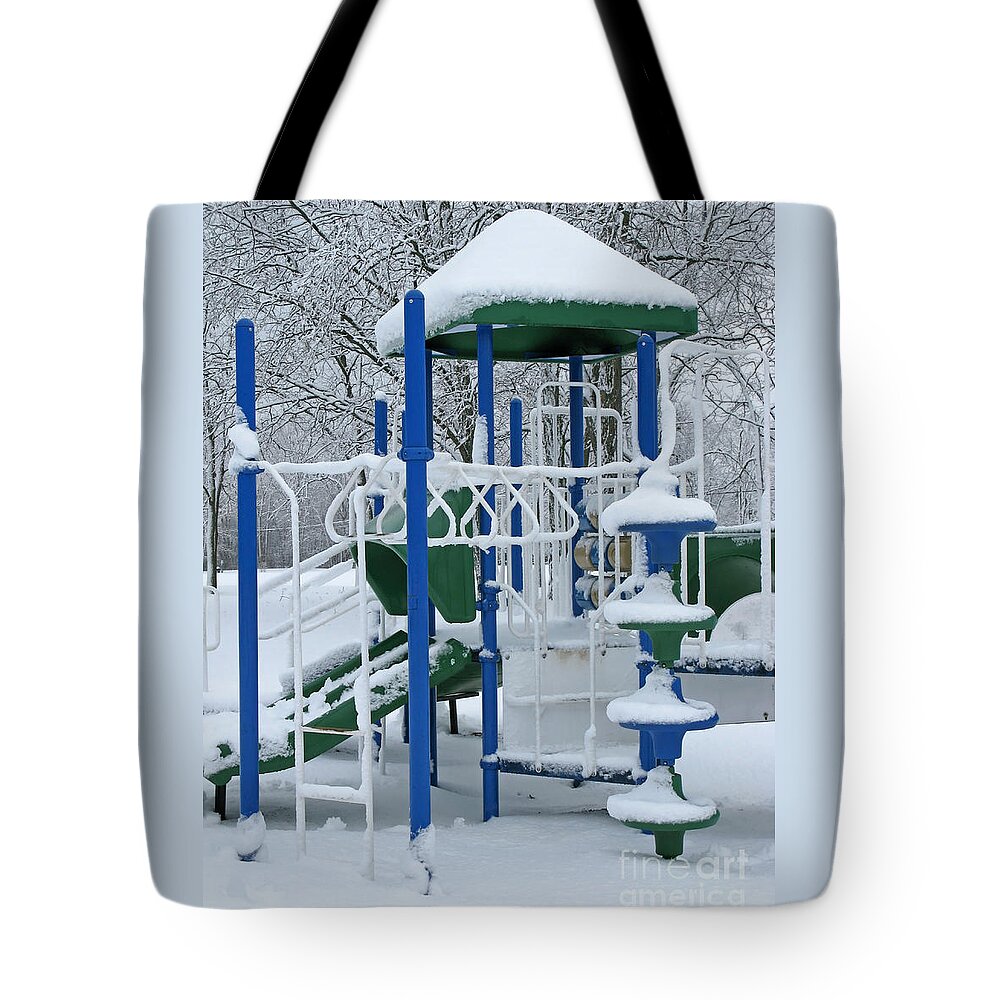 Winter Tote Bag featuring the photograph Too Cold by Ann Horn