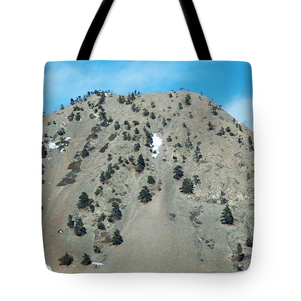 Dakota Tote Bag featuring the photograph Top of Mato Paha-Bear Butte by Greni Graph