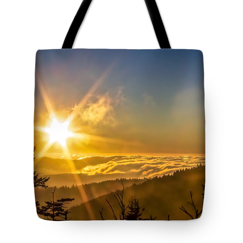 America Tote Bag featuring the photograph Top Of The World by Rob Sellers