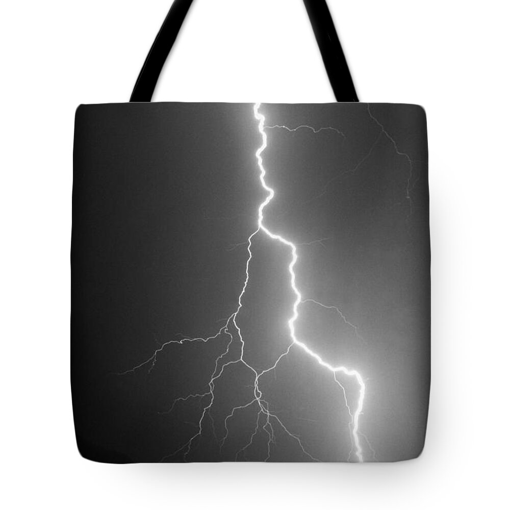 Storm Tote Bag featuring the photograph Touch And Go by J L Woody Wooden