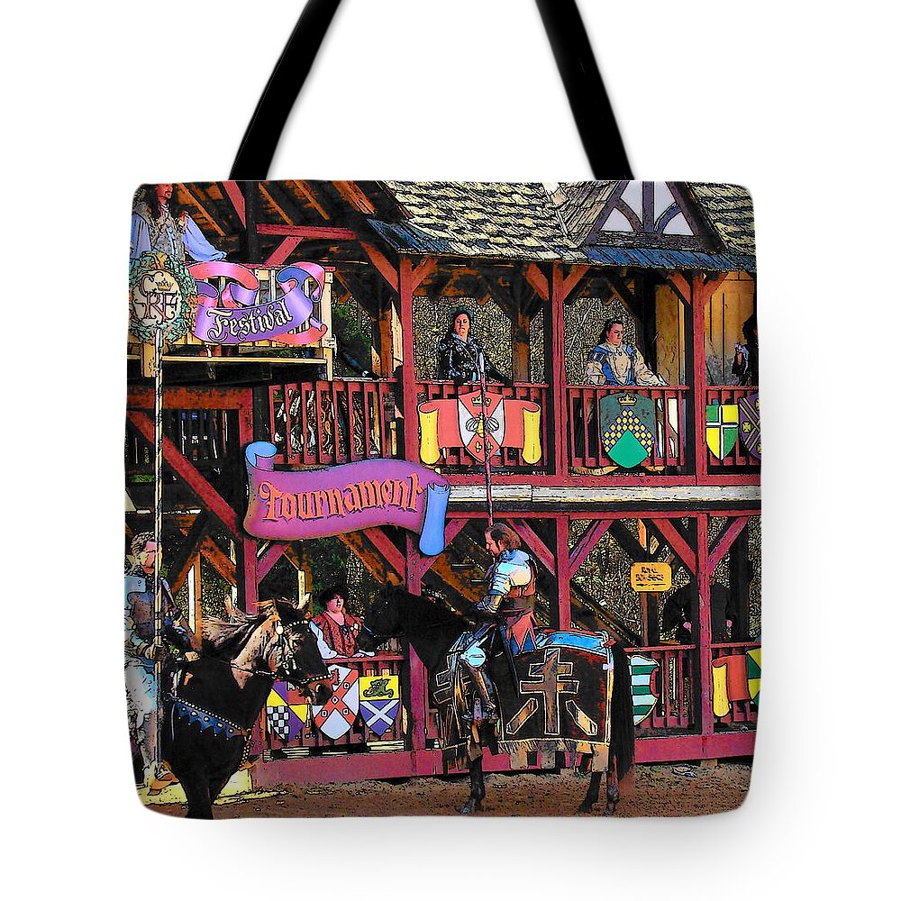Fine Art Tote Bag featuring the photograph Tournament by Rodney Lee Williams
