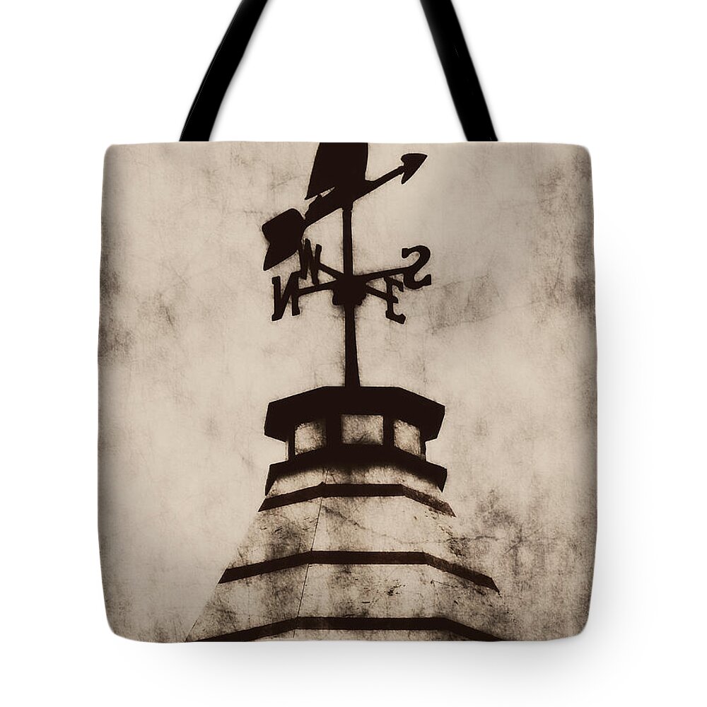 Compass Tote Bag featuring the photograph Towards South by Zinvolle Art