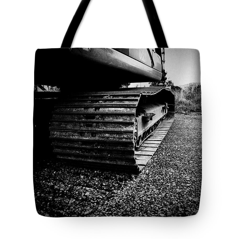 Track Tote Bag featuring the photograph Track by Zinvolle Art