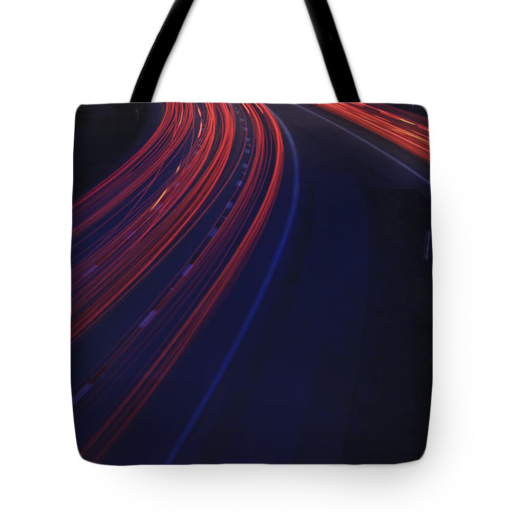 Night Tote Bag featuring the photograph Trail Blazing by Shelley Neff