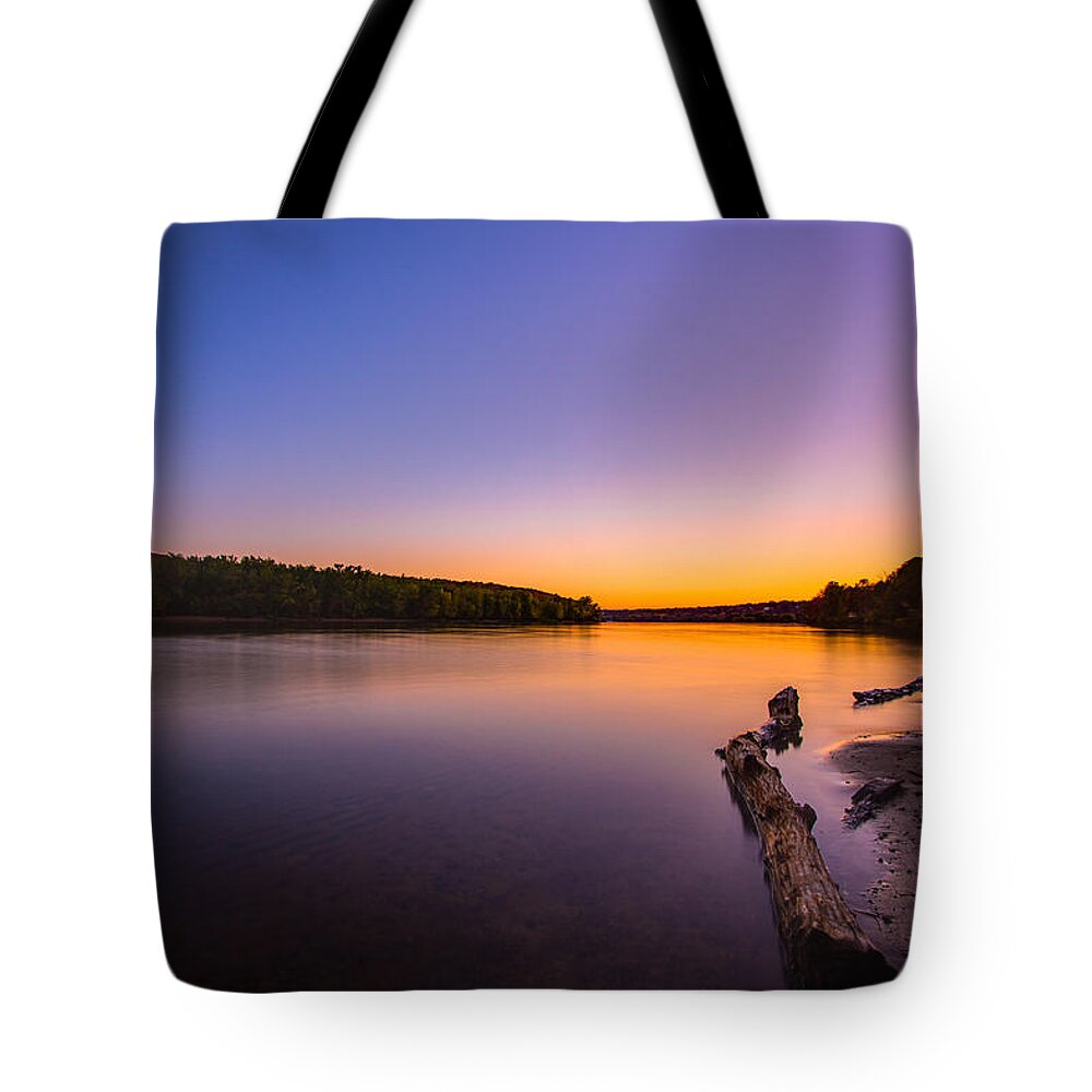 Stillwater Tote Bag featuring the photograph Tranquility by Adam Mateo Fierro